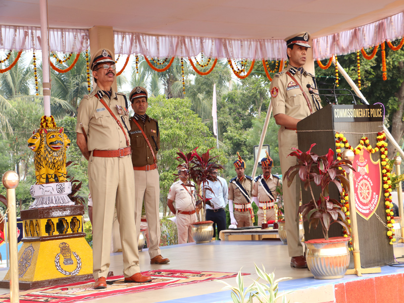 12th Raising Day Parade at OSAP 7th BN., Bhubaneswar on 02.01.2020.