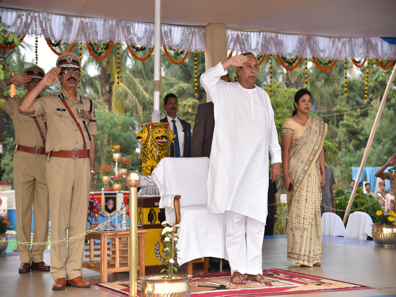 The State Level ‘Beating the Retreat’ was held in 7th Bn. premises, Bhubaneswar on 31.01.2020 evening with Hon’ble CM Naveen Patnaik as the Chief Guest. 6 Bands consisting of 322 musicians from all over the State gave a splendid performance of military marching tunes..
