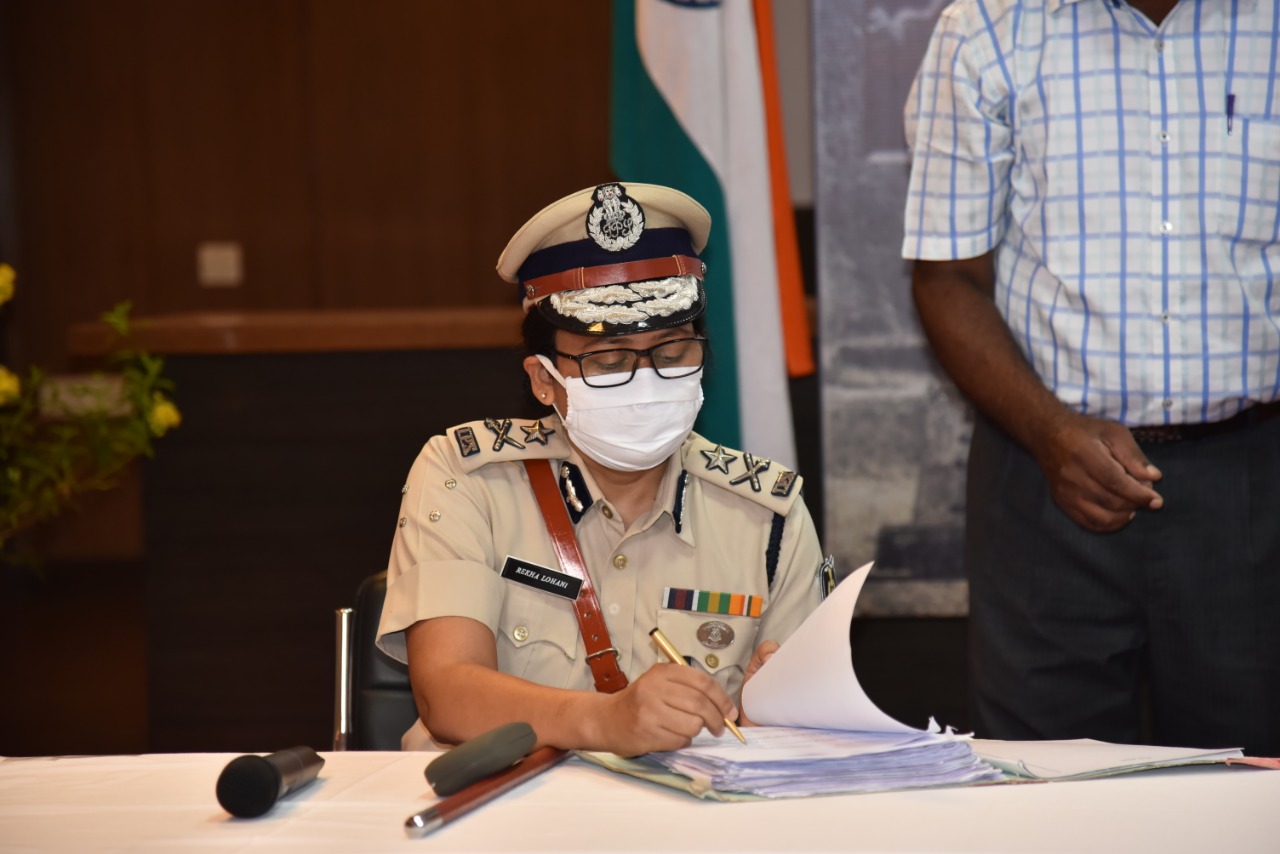 Joining of Smt. Rekha Lohani, IPS as Addl. Commissioner of Police on 28.09.2020.