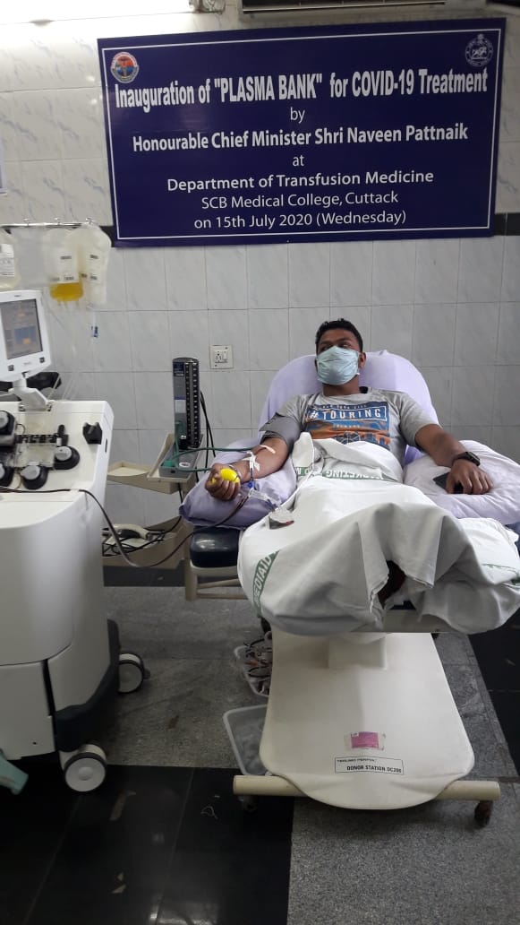3 more Corona Warriors have donated Plasma on 13.10.2020 out of numerous enthusiasts in the waiting queue.We congratulate Asst Dvr Krushna Ch. Sahu Airport P.S Bhubaneswar, Const Ajaya Ku Nayak & Satyanarayan Chualsingh Reserve Police  UPD  Cuttack for their service to the humanity.