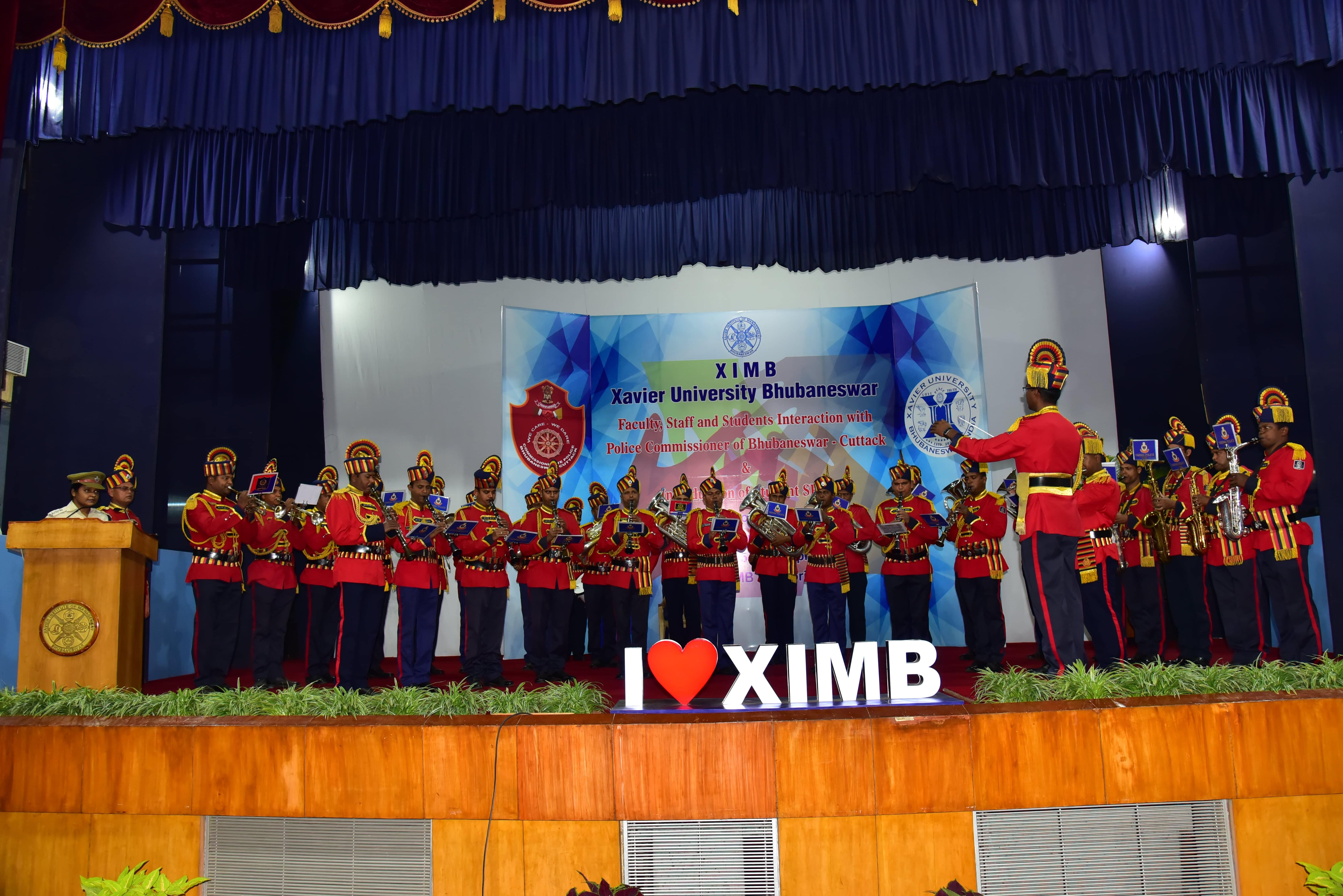 Interaction with faculty, staff and students of XIMB Xavier University Bhubaneswar on 11.02.2020.
