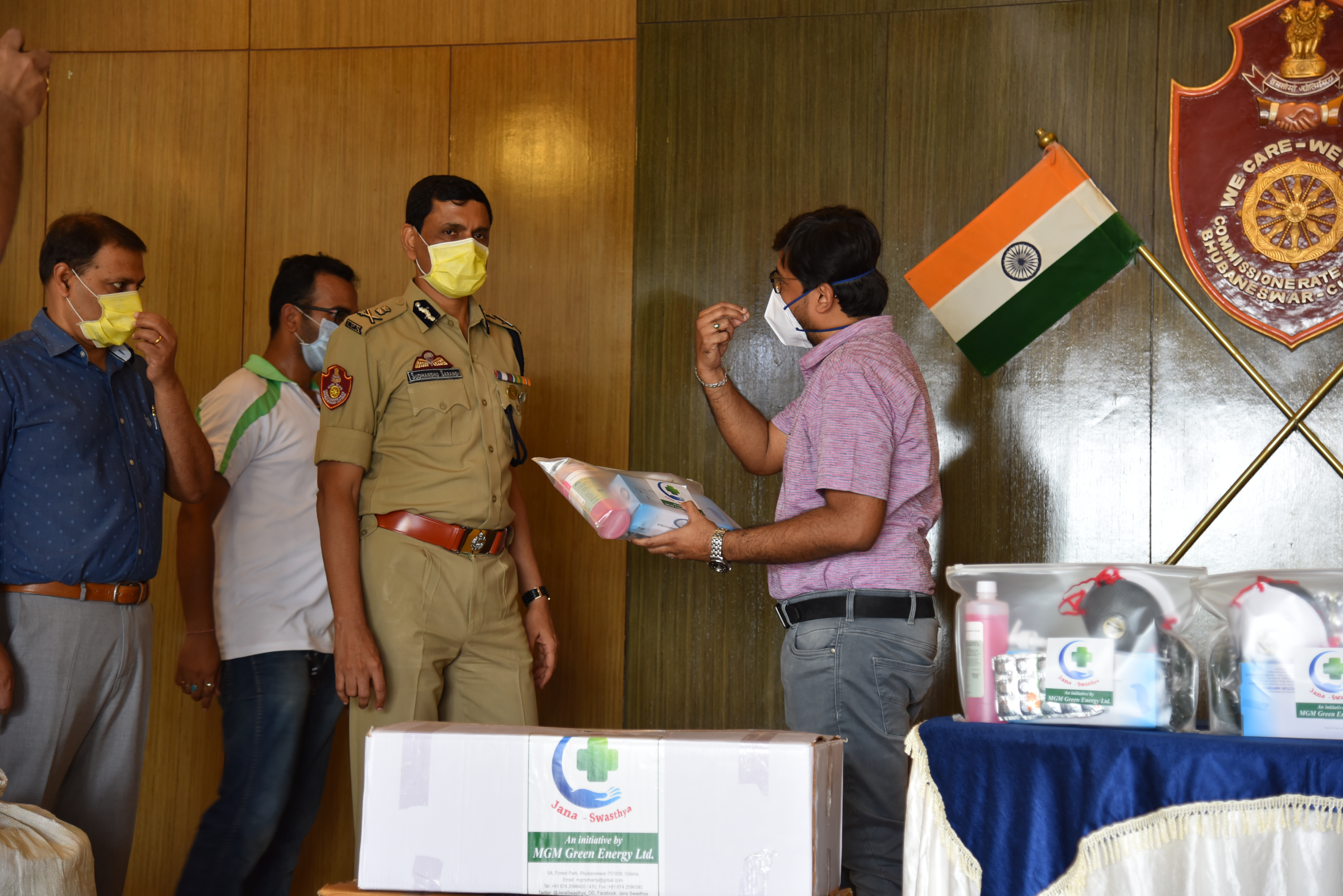 On 27.05.2020 We thank MGM Green Energy Ltd  for donating COVID19 Healthcare Kits for use by our personnel.