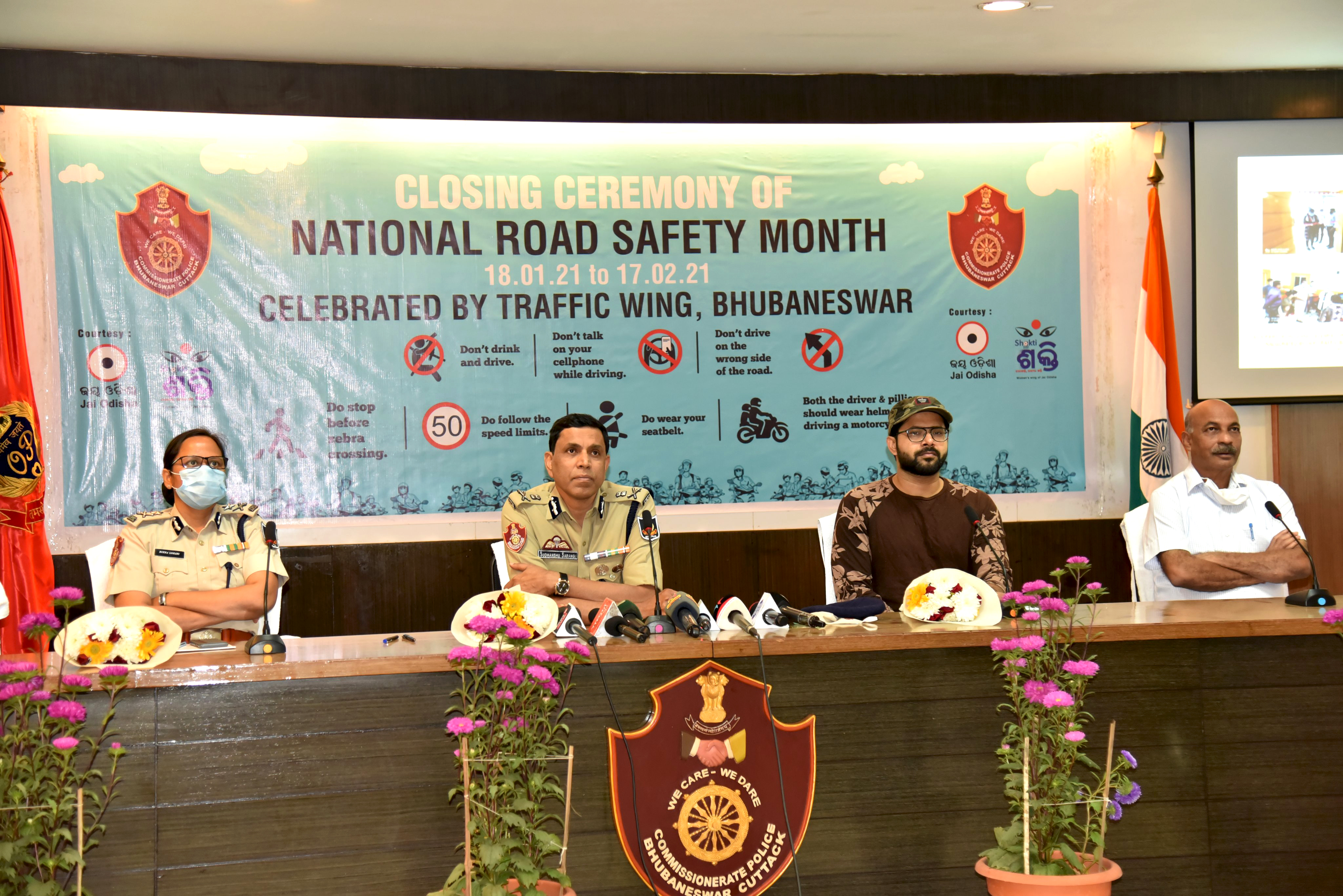 Closing ceremony of 32nd National Road Safety Month 2021 on 17.02.2021
