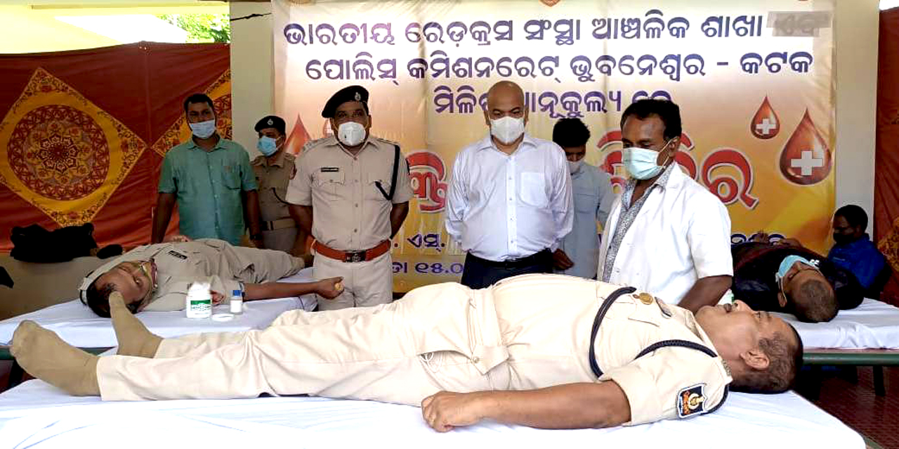 Blood Donation Camp at OSAP 7th Bn. campus on 15.07.2021
