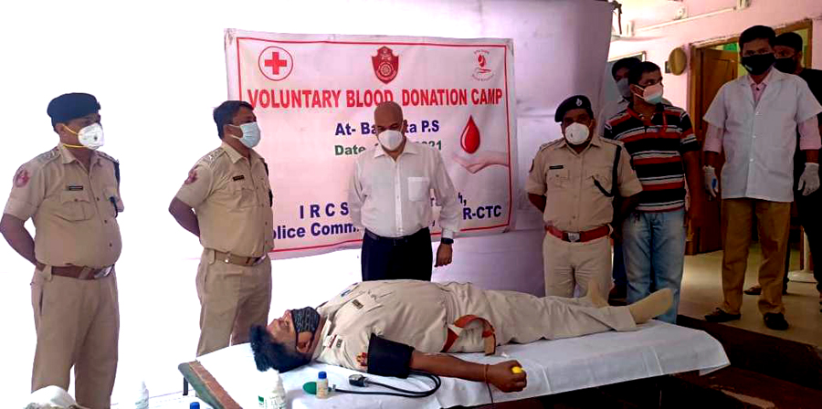 Blood Donation Camp under Balianta PS area on 27.07.2021