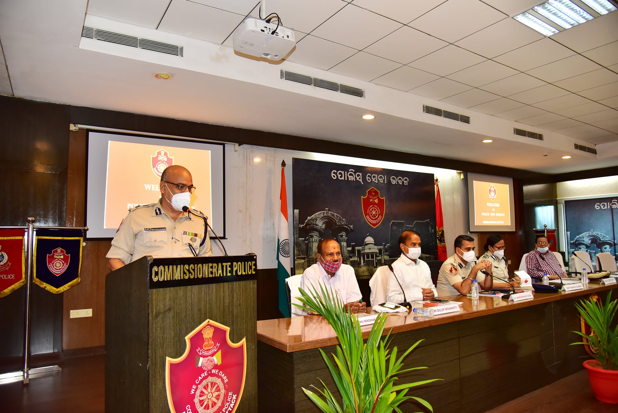 Preparatory Meeting for Durga Puja at Police Seva Bhawan on 29.09.2021
