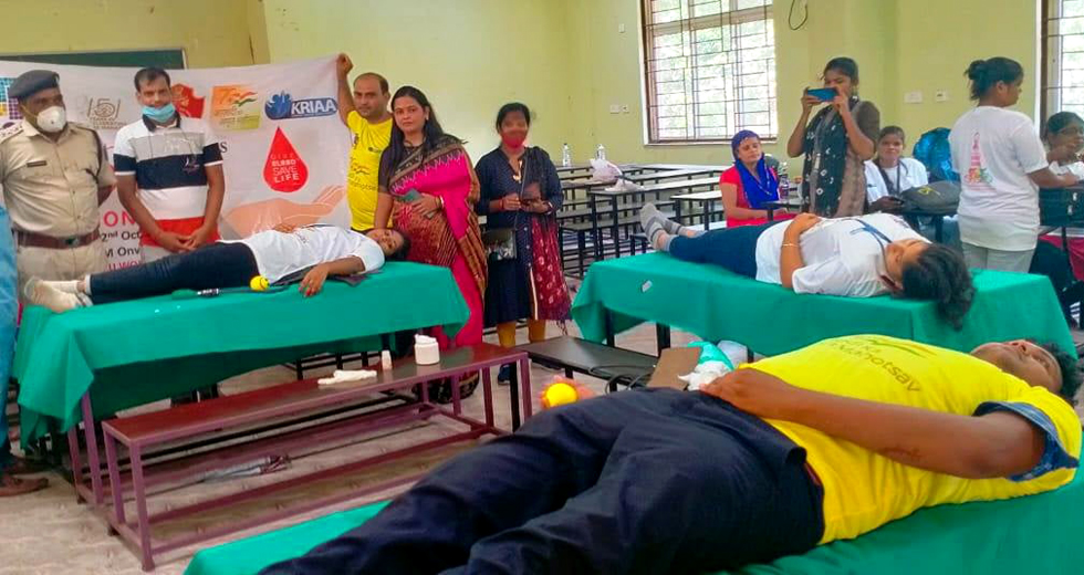 Blood Donation Camps on 02.10.2021
