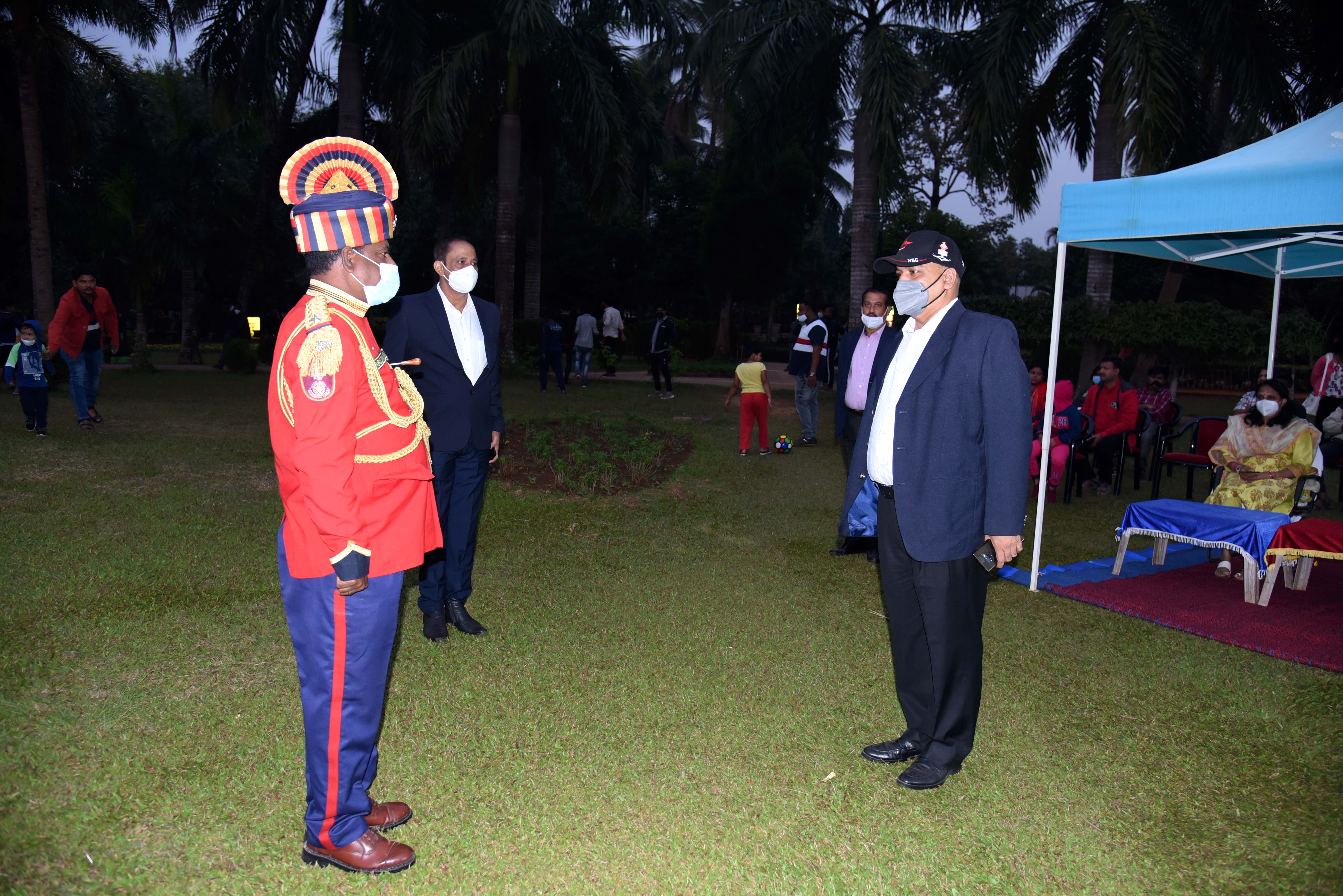 Musical Display by Police Band at Forest Park, Bhubaneswar on 19.12.2021.