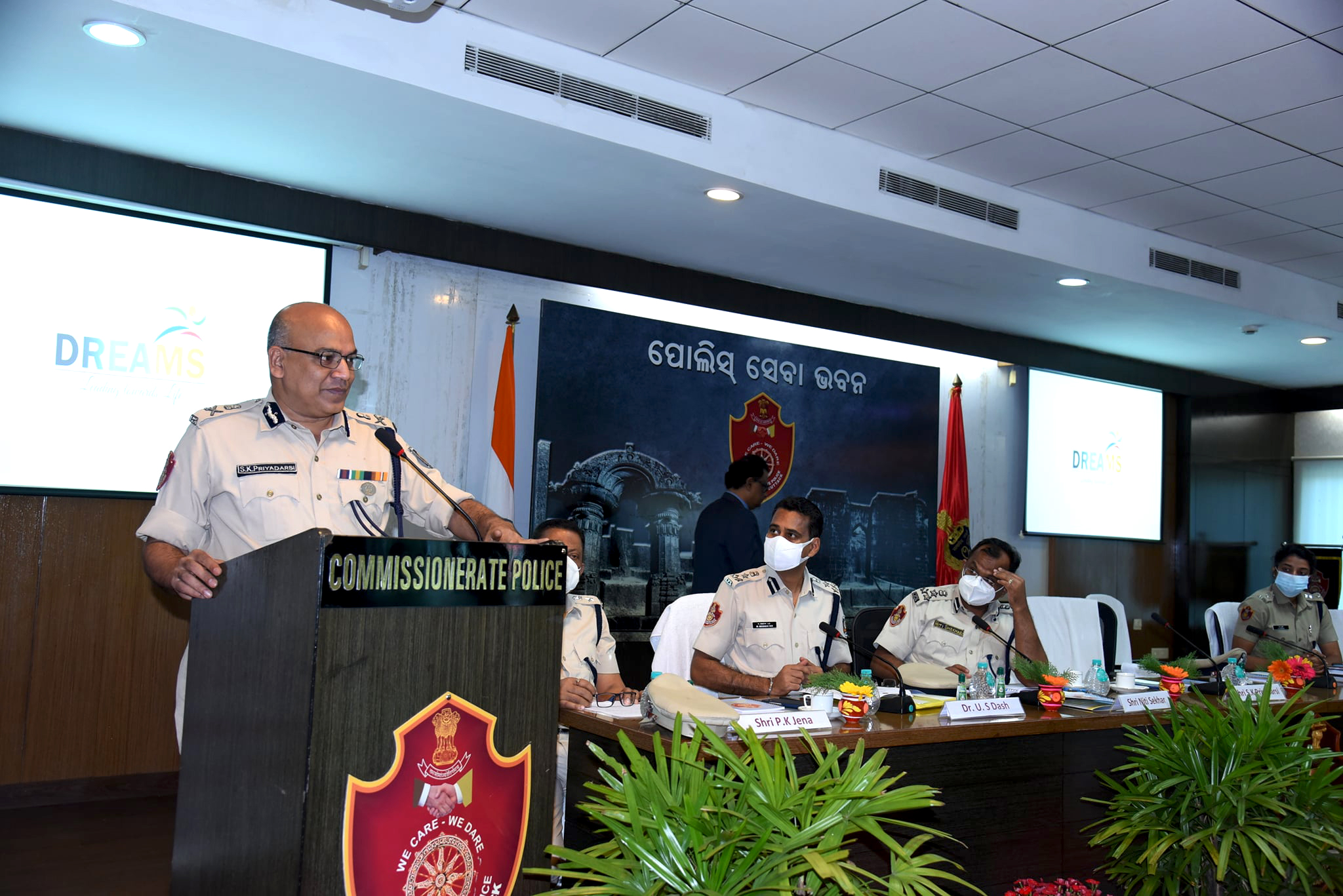 Launching of DREAMS (De-addiction, Reformation & Entrepreneurial Assistance for Making a Safe Society) an initiative of Bhubaneswar UPD on 02.02.2022.