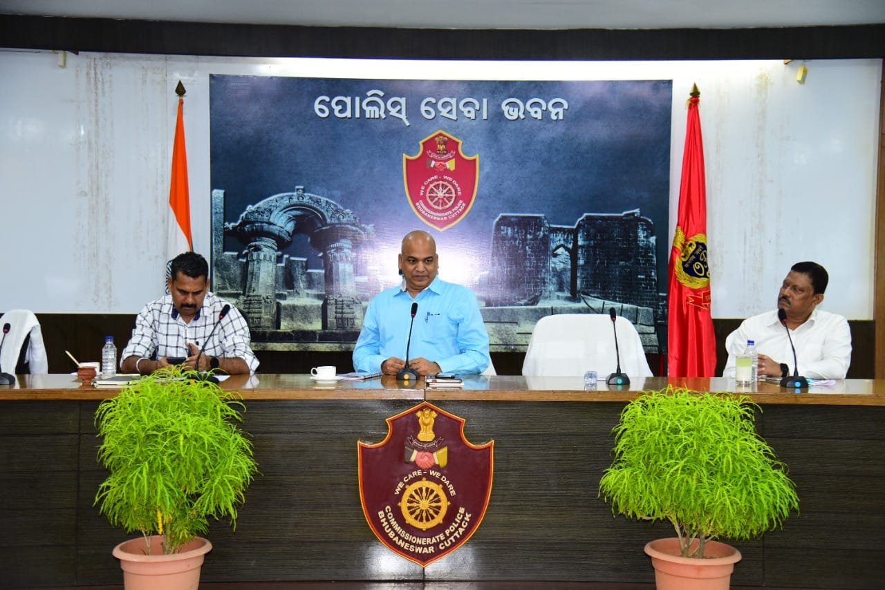 Interaction meeting with retired senior Police Officers was held at Police Seva Bhavan, Bhubaneswar on 21.05.2022.