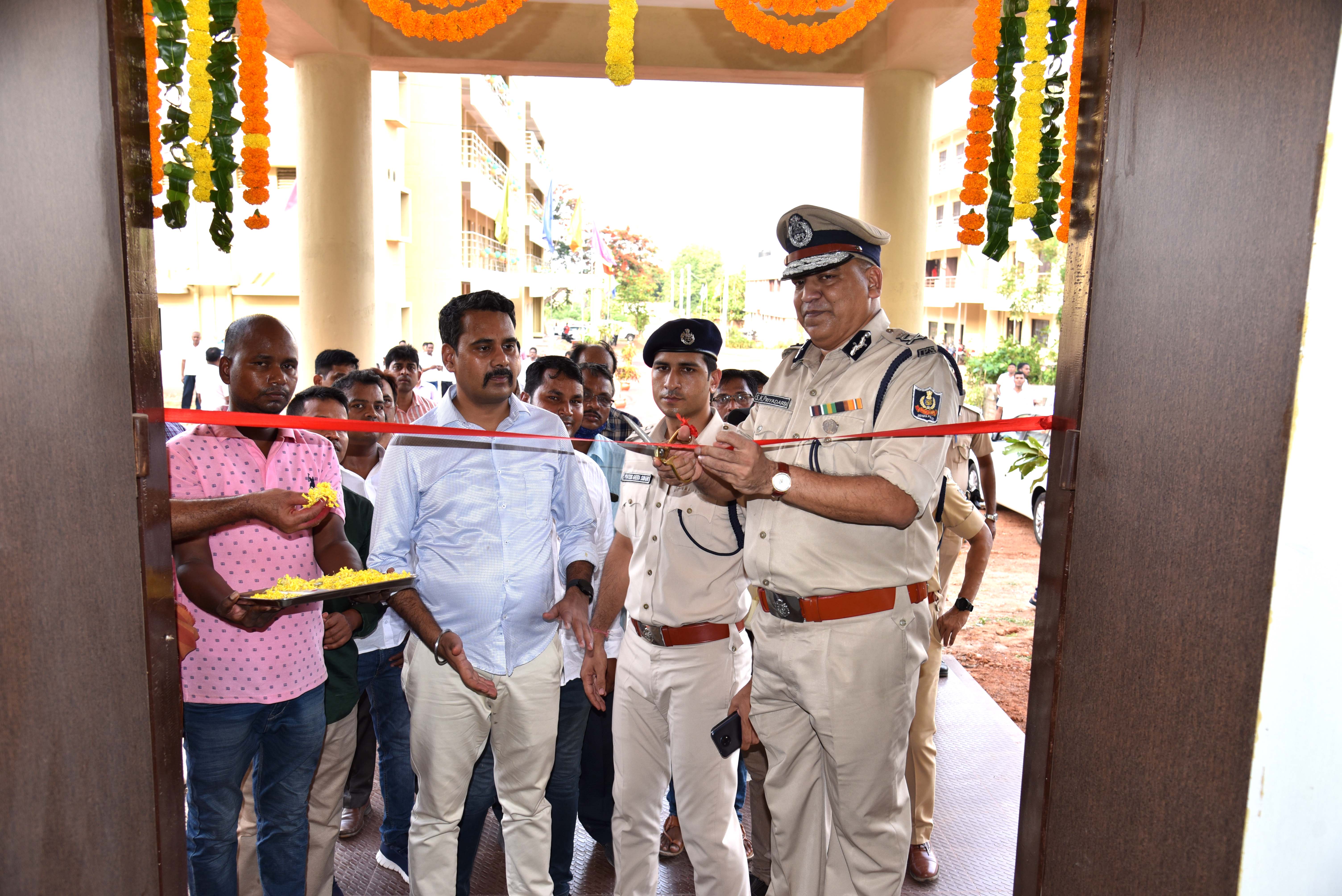 Inauguration of two new Barracks & officers’ Transit House at OSAP 7th Bn. premises, Bhubaneswar on 02.06.2022.