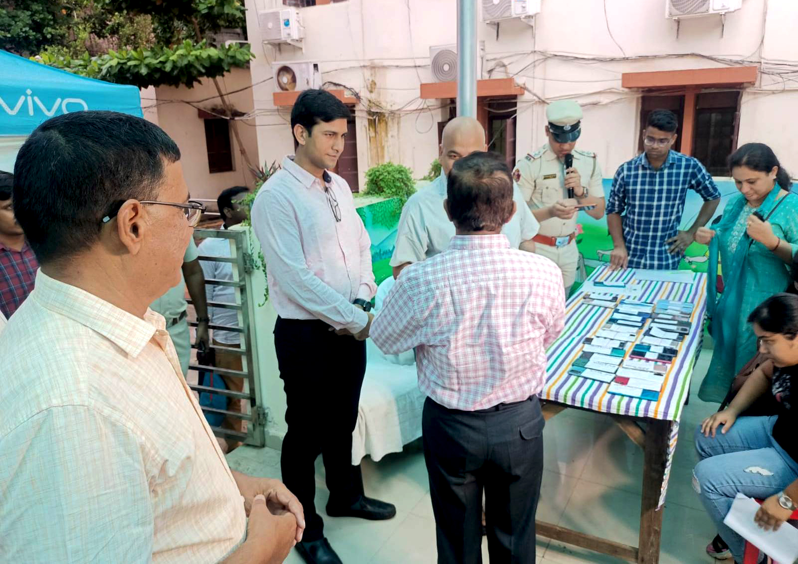 A Mobile Returning Mela organized by Commissionerate Police, Bhubaneswar UPD on 19.06.2022.