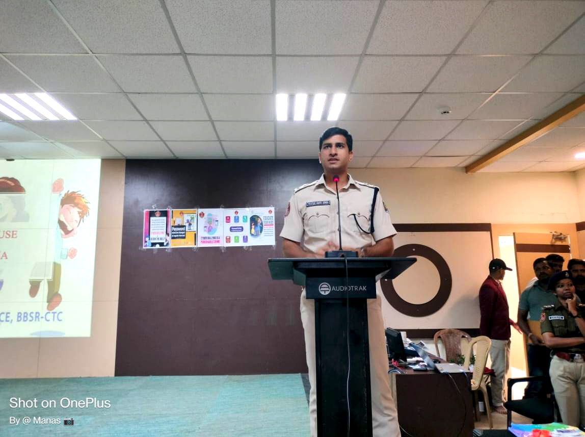 Cyber Awareness Programme at Vikash Residential School, Chandaka, Bhubaneswar on 05.12.2022.