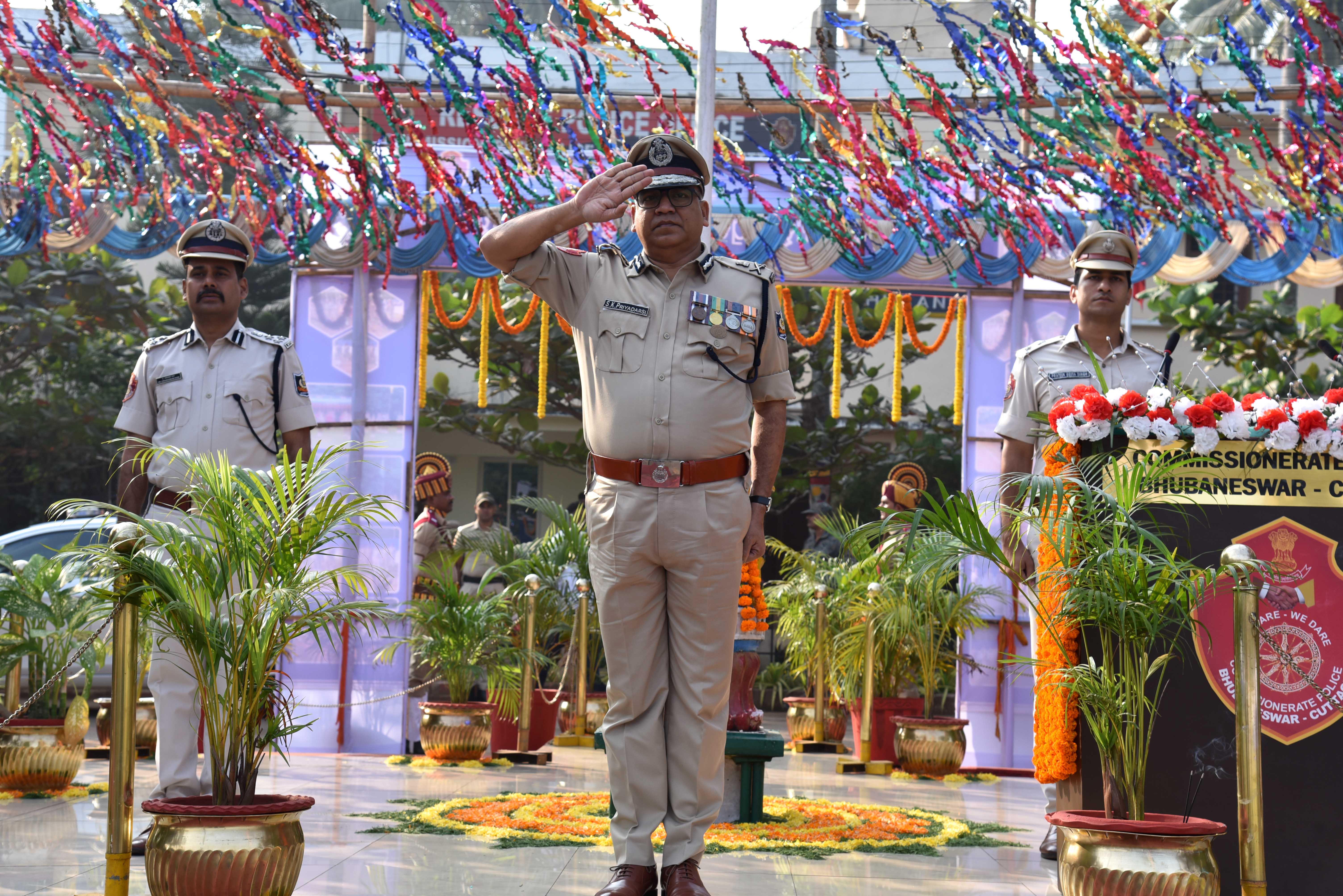 60th Annual Home Guards Day celebrated at Reserve Police Ground, Bhubaneswar on 06.12.2022.