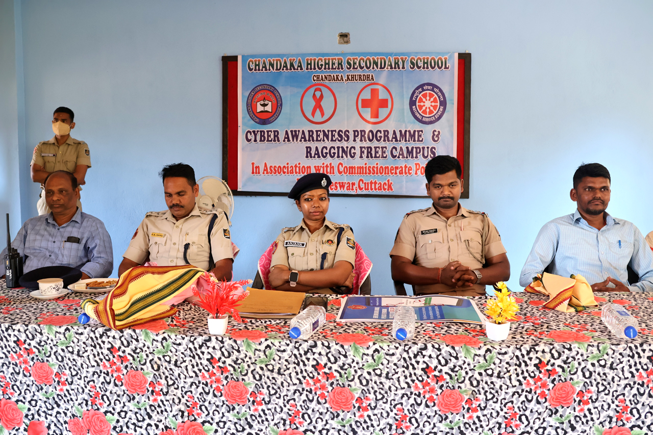 We had an insightful session on Cyber Crime, Traffic Awareness and Ragging in Colleges at Chandaka Higher Secondary School under Chandaka PS, Bhubaneswar on 16.02.2023.