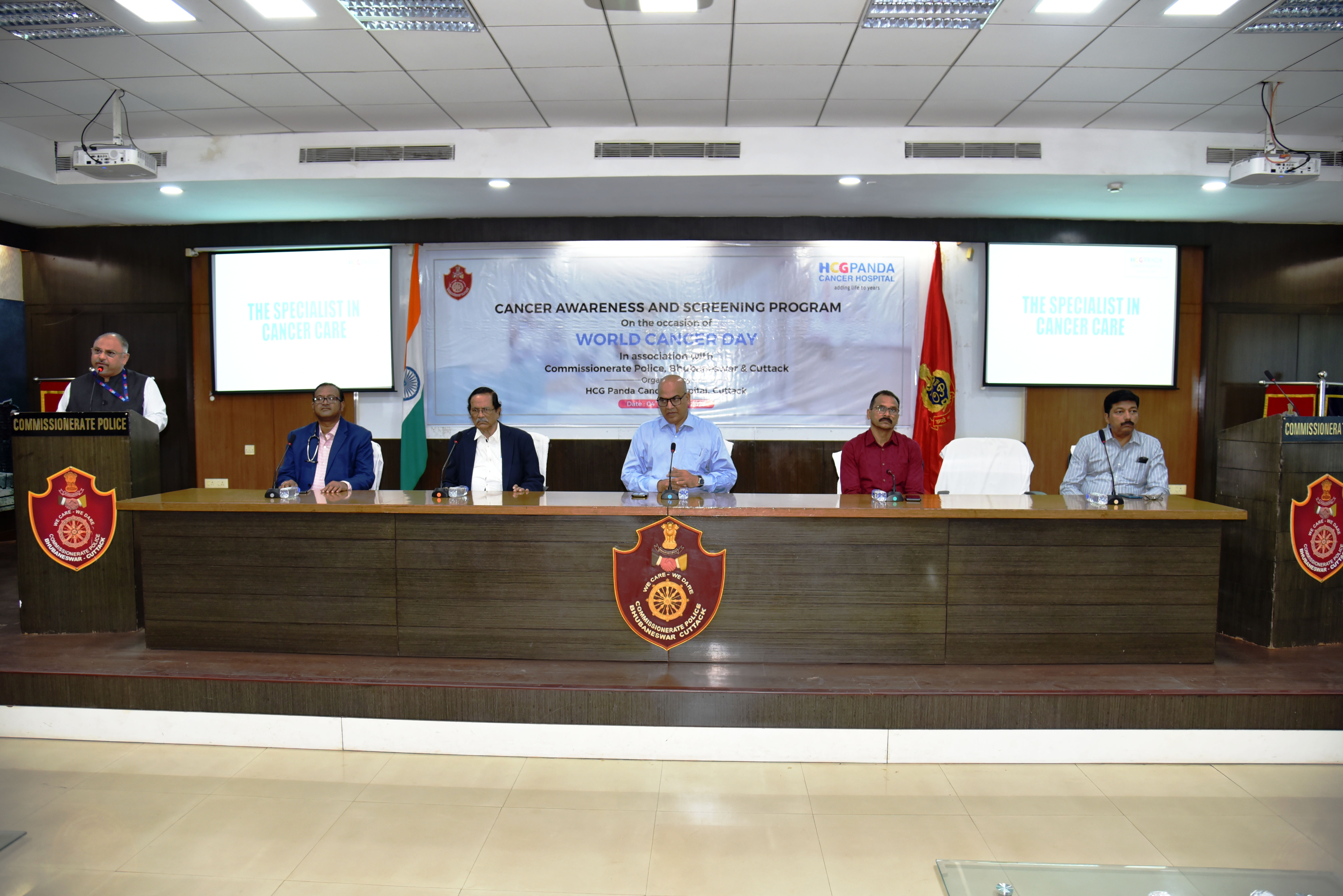 The Cancer Awareness & Screening Program on the occasion of “World Cancer Day” was organised by HCG Panda Cancer Hospital, Cuttack in association with Commissionerate Police on 04.02.2023.