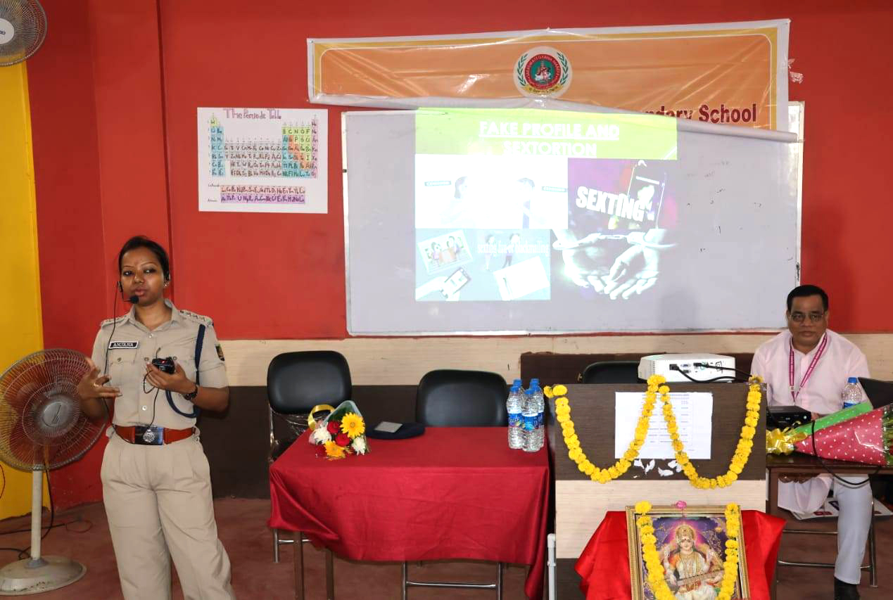 We had an insightful session on Cyber Crime, and Traffic Awareness at Saraswati Gyana Mandira Higher Secondary School under Chandaka PS, Bhubaneswar on 18.04.2023.