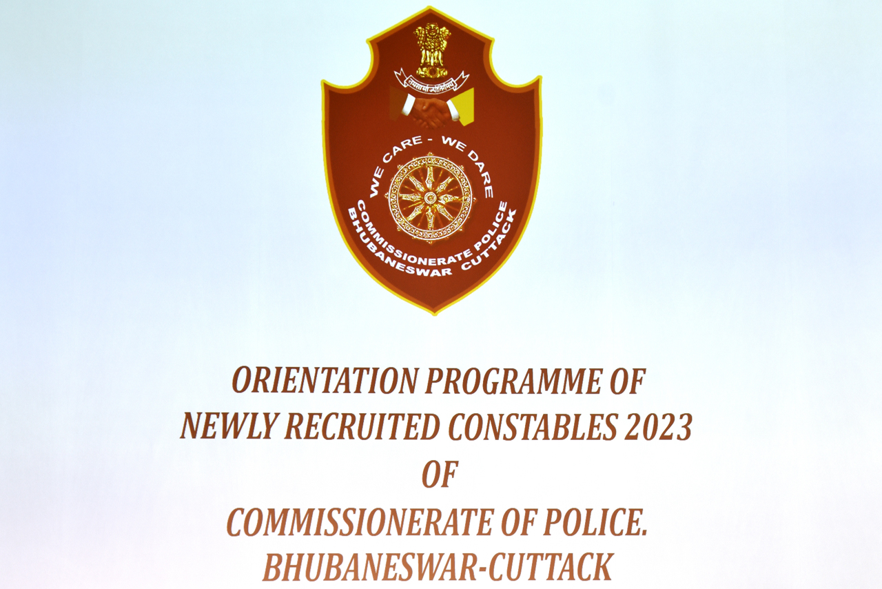 Orientation Programme of newly recruited constables 2023 of Commissionerate Police, Bhubaneswar-Cuttack was held on 03.05.2023.