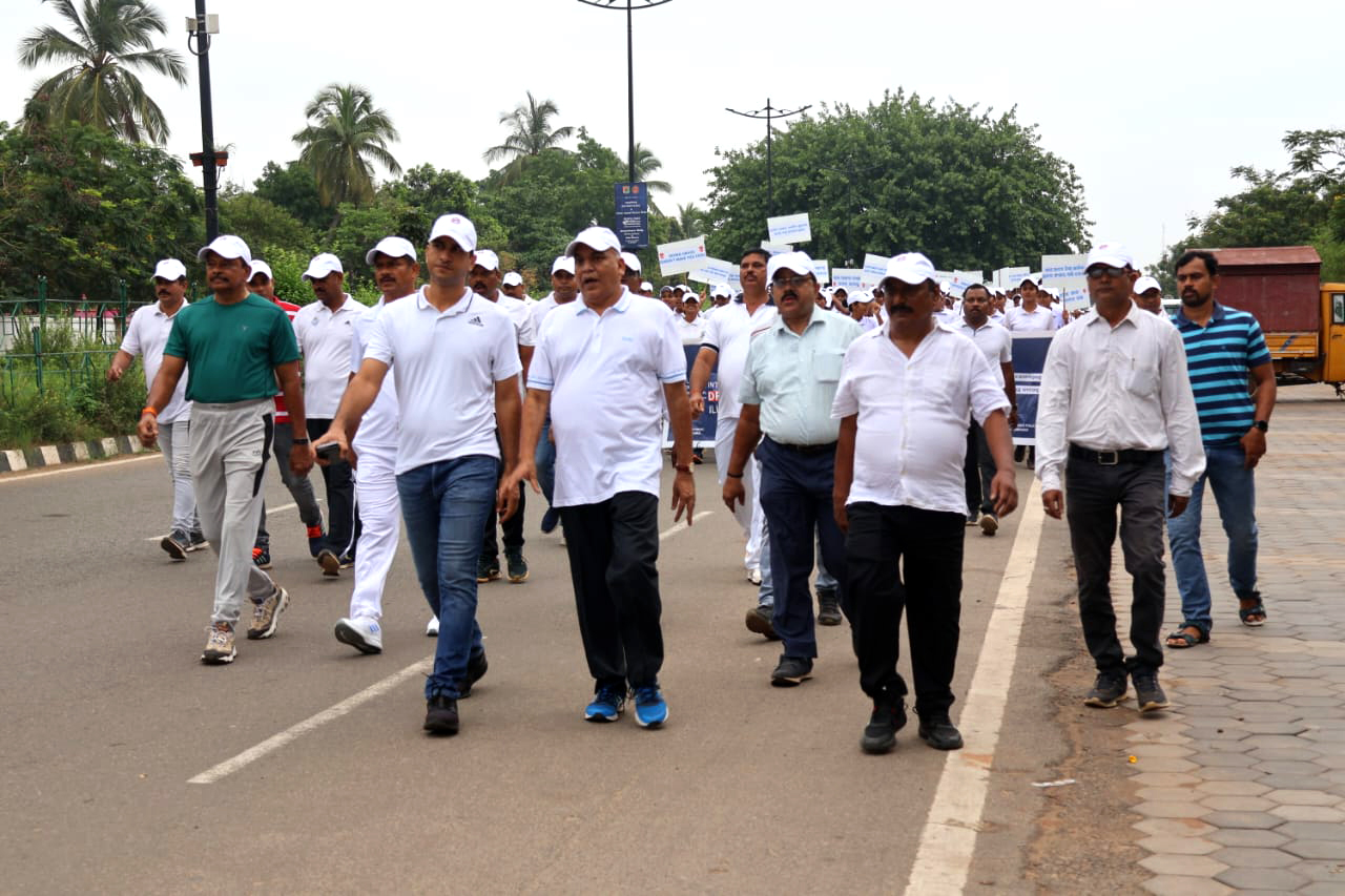 Awareness programme and rally on the occasion of International Day Against Drug Abuse and illicit trafficking.  It was a joint effort of the Commissionerate Police with the excise dept., on 26.06.2023.