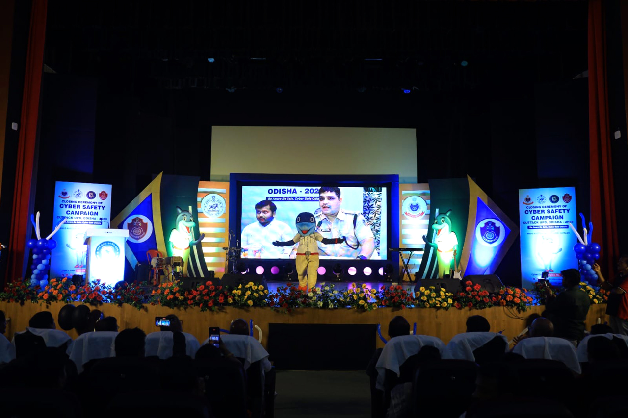 The closing ceremony of the Cyber Safety Campaign 2023 for Cuttack UPD was organised at ICAR – NRRI Auditorium Cuttack on 15th Oct 2023.