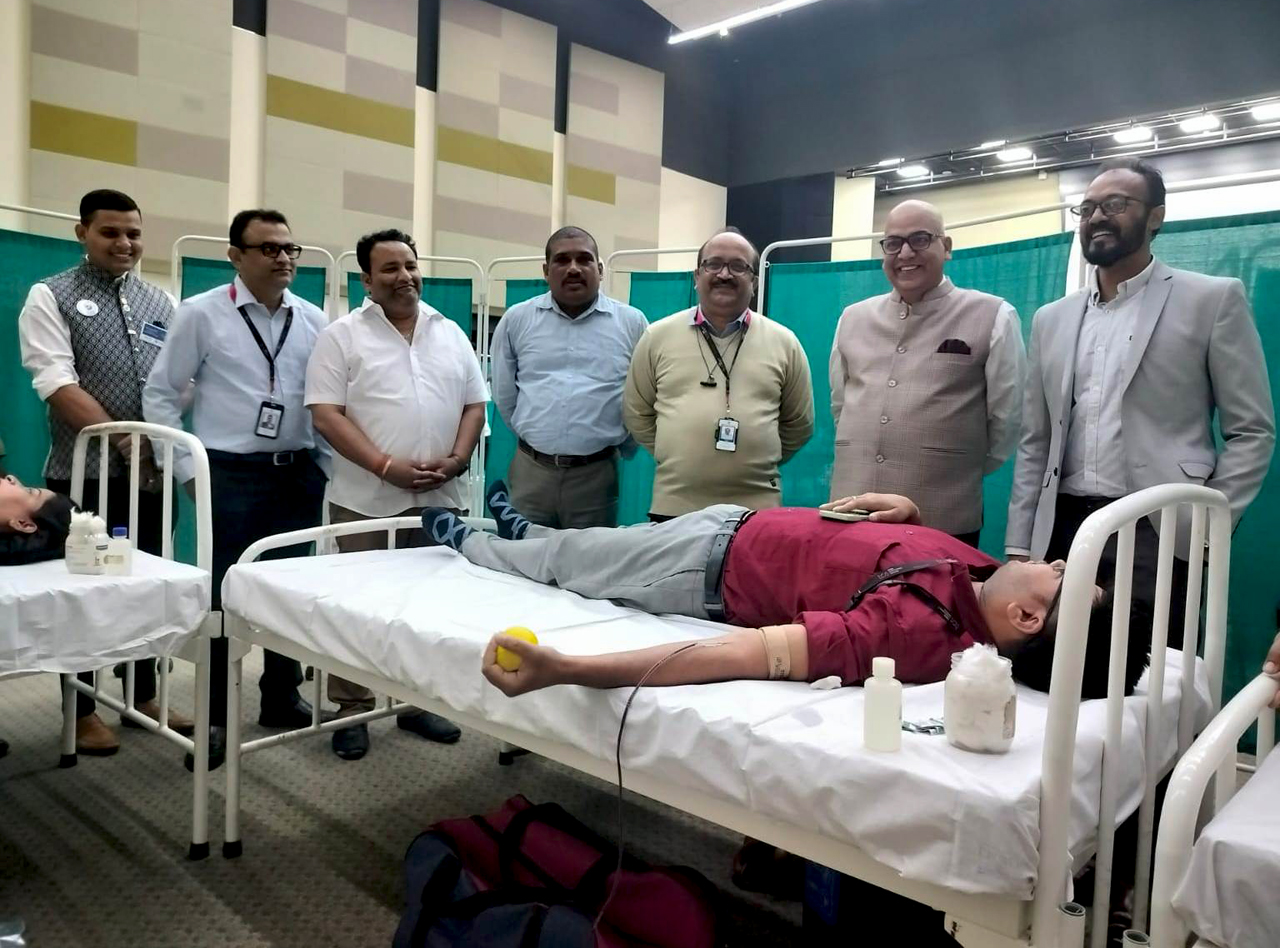 A Voluntary Blood Donation Camp Was Organised At TCS