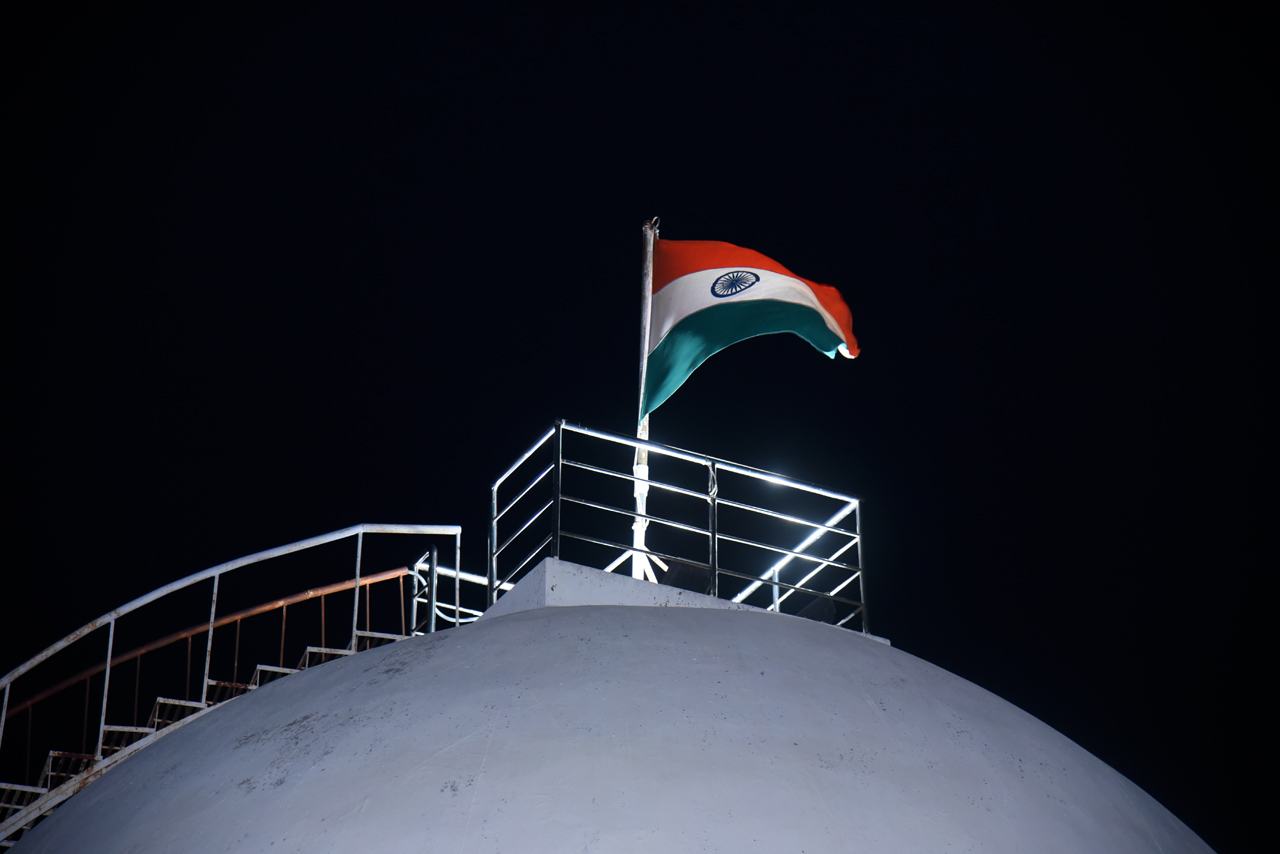 Respect to the national flag is not just a symbol, but a reflection of our collective honor, pride, and allegiance to our nation and its values. It represents the sacrifices of those who came before us and the ideals for which we stand. Treating our national flag with reverence and dignity is not only a duty but a privilege bestowed upon us as citizens. The national flag in the Commissionerate building has been illuminated and it will fly high 24×7. (15.03.2024)