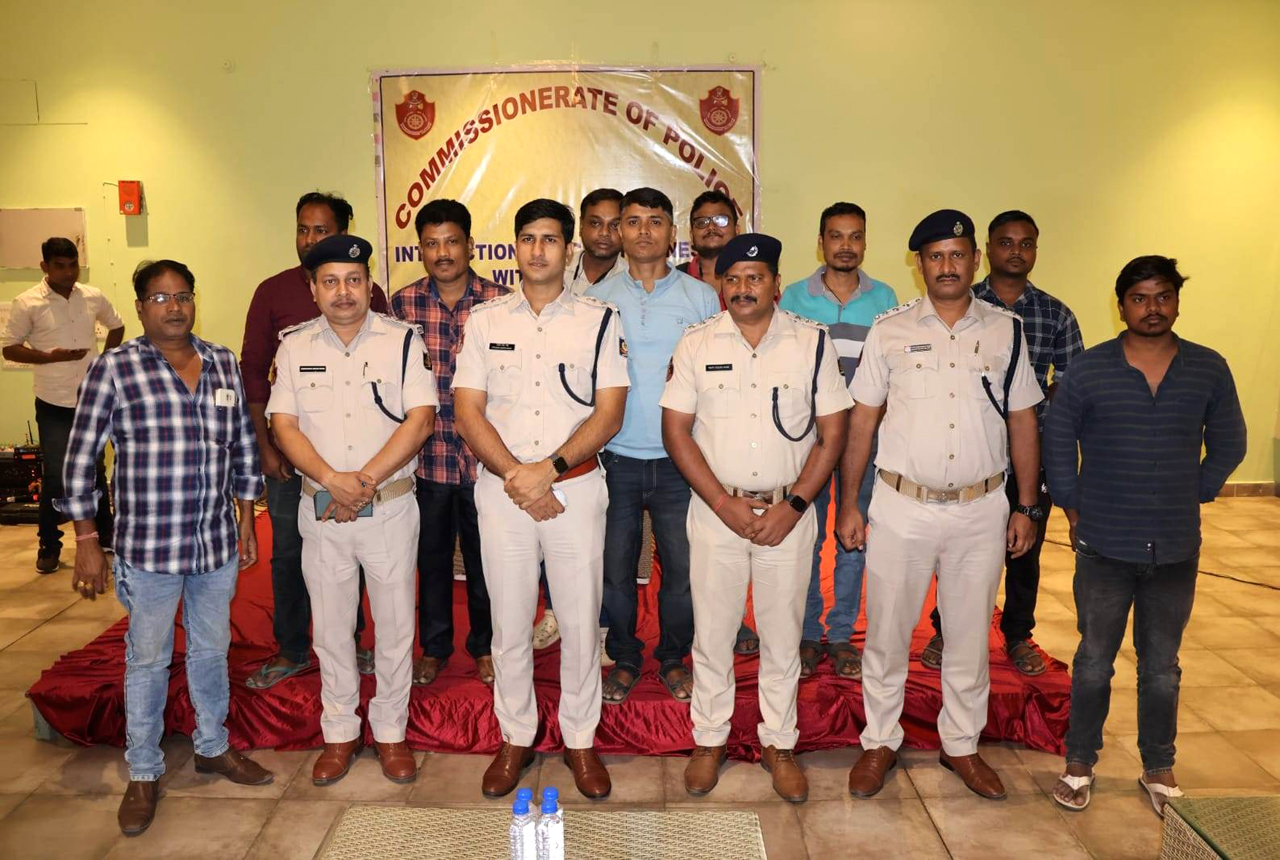 On 11.04.2024 an interactive session with the youth to encourage them to actively participate in philanthropic activities and also join hands with the Commissionerate Police to curb crime in Bhubaneswar City.