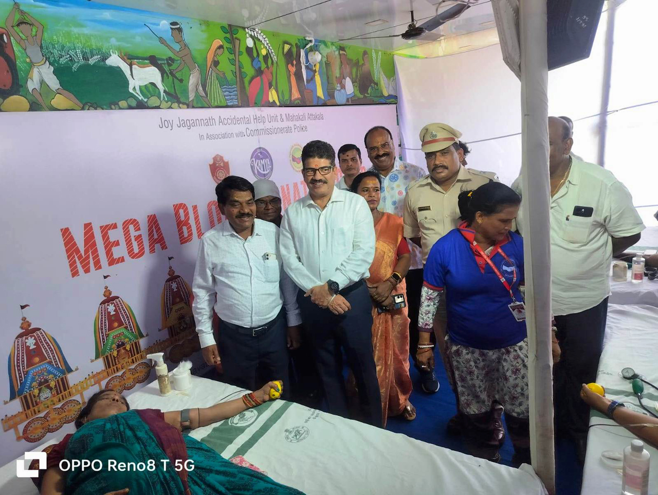 A voluntary blood donation camp was organized on 14.07.2024 by IRCS, RB, and Commissionerate Police Bhubaneswar-Cuttack, in association with Jai Jagannath Accidental Help Unit & Mahakali Ata. Commissioner of Police Shri Sanjeeb Panda, IPS, graced the camp as Chief Guest.