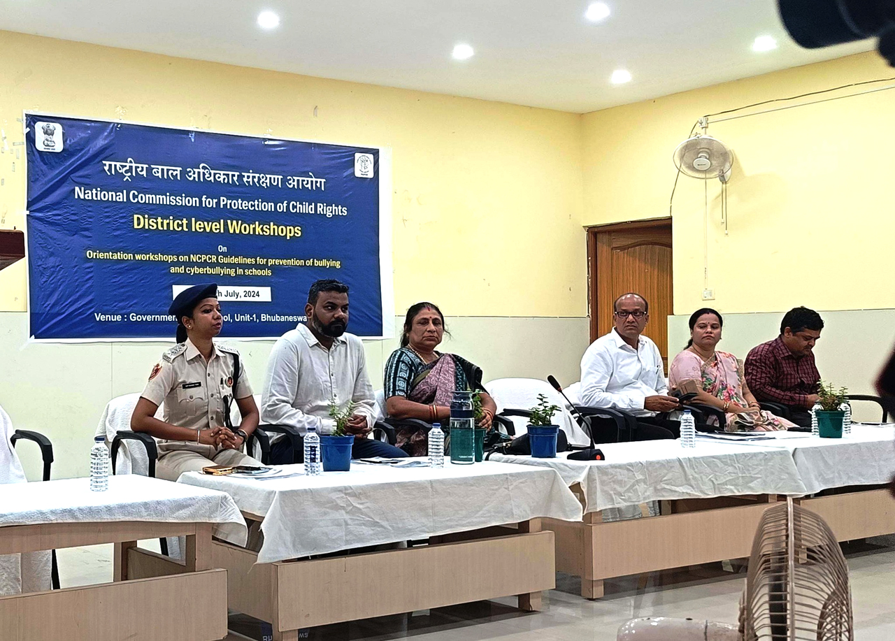 A successful District Level Orientation Workshop on National Commission for Protection of Child Rights (NCPCR) guidelines for cyber-bullying in Schools was held on 18.07.2024 at Govt High School Unit 1, Bhubaneswar. Over 200 Block Education Officers, Headmasters, and Educators were empowered in the workshop. ACP Anjana Tudu from the Police Commissionerate provided valuable insights on Two-factor authentication for enhanced online security. Essential cybersecurity practices to protect our students.