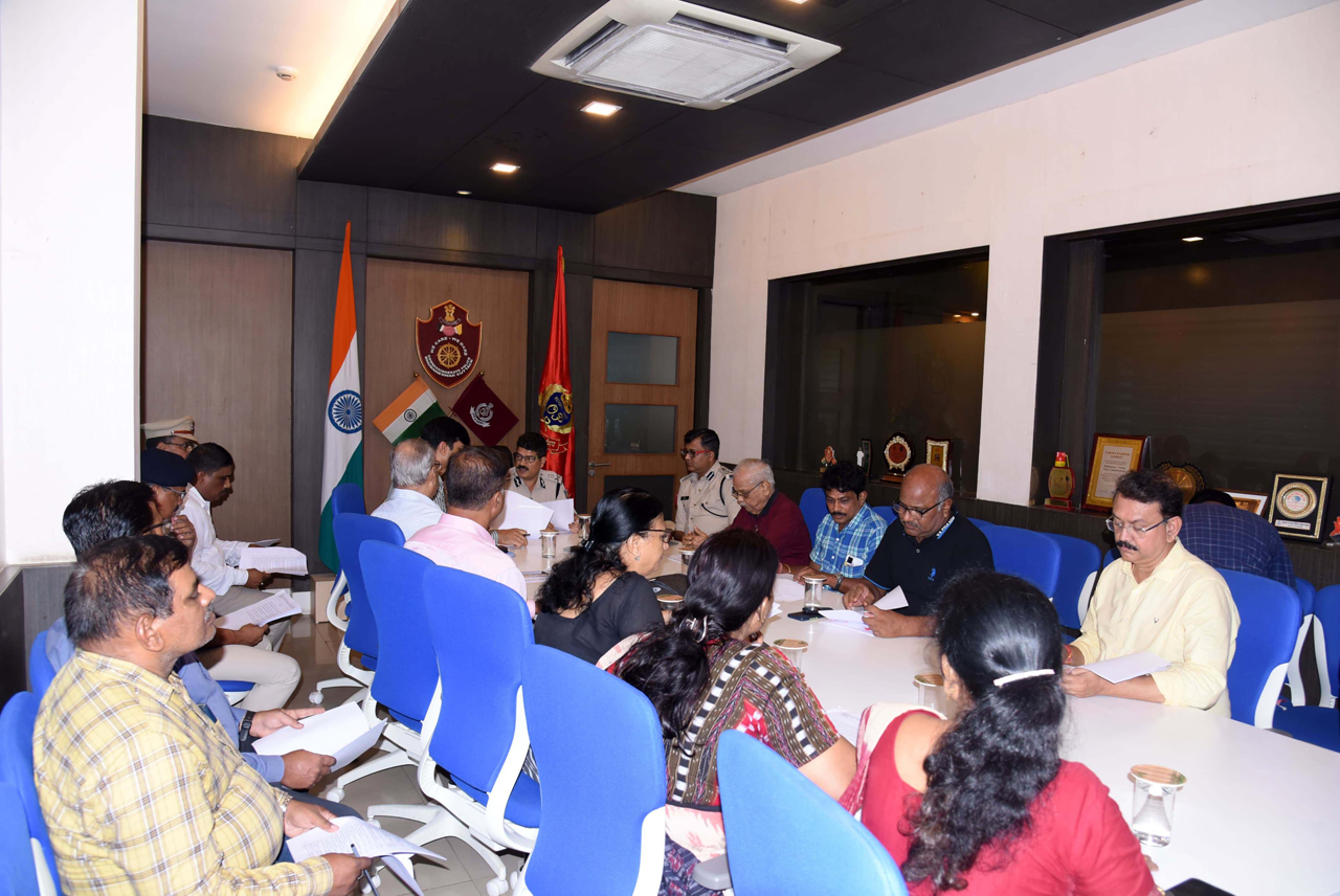 Executive Committee Meeting of the Indian Red Cross Society, Regional Branch, Police Commissionerate, BBSR-CTC, held at Police Commissionerate HQ, Bhubaneswar on 28.06.2024.
