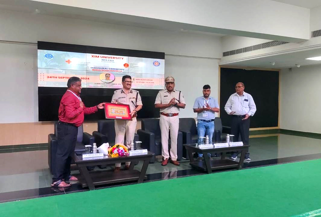 Blood Were Collected Under The Aegis Of XIM University Organised By IRCS