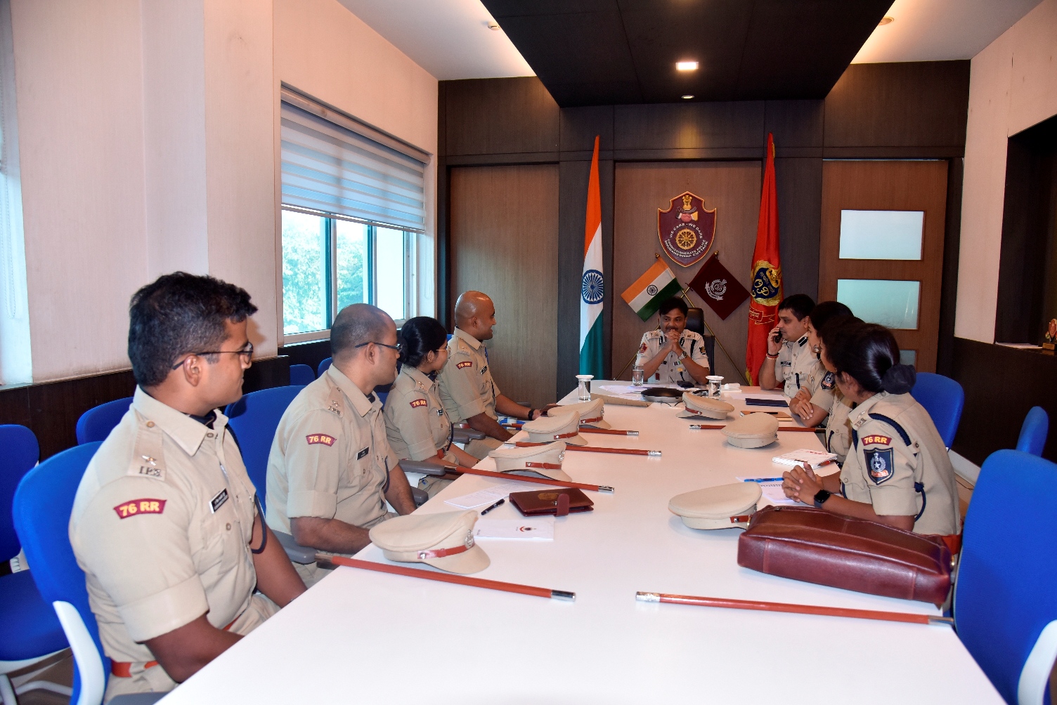 On 16.11.2024 Commissionerate police welcomed IPS probationers and shared ideas on urban policing and challenges in present times. Overall policing scenarios and challenges for police in Odisha state were also discussed.