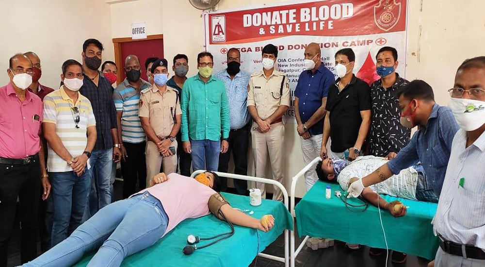Voluntary Blood Donation Camp Organised By Odisha Industries Association